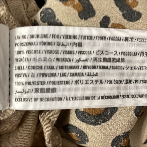 Abercrombie & Fitch Twisted Leopard Print Tank Top - Picture 3 of 4